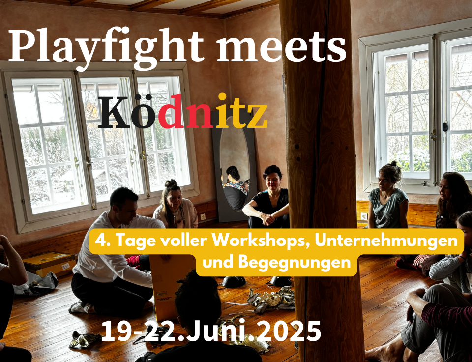 Workshop und Kurzurlaub Theater, Masken Theater Playfight, Selbstverteidigung, Ködnitz, Masken Workshops