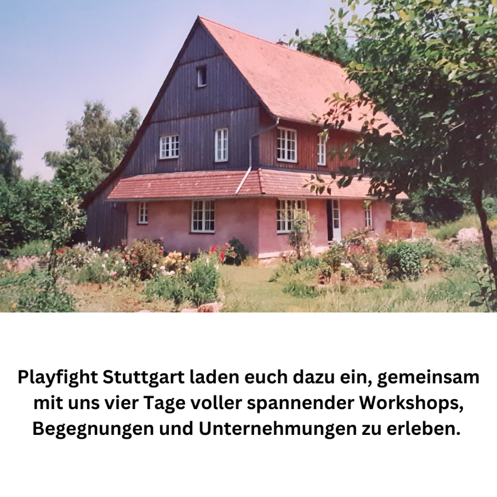 Workshop und Kurzurlaub Theater, Masken Theater Playfight, Selbstverteidigung, Ködnitz, Masken Workshops